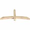 Ekena Millwork Bellingham Rough Sawn Timber Gable Bracket, Douglas Fir, 60"W x 27"H x 4"D x 4"F, 11/12 Pitch GBW060X27X0404BEL00RDF - alternate 3
